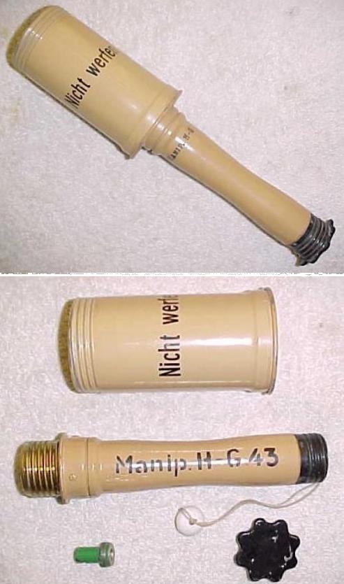 Swiss WW2 HG 43 Stick Grenade - Click Image to Close